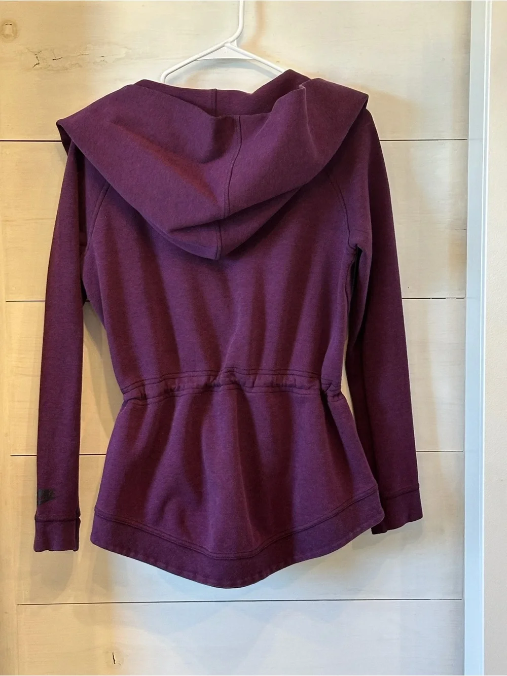 Long Nike Purple Wrap Hoodie